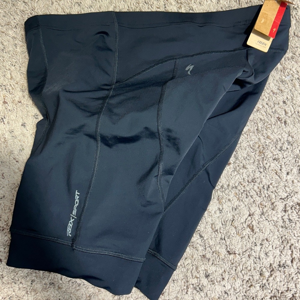 Specialized RBX Sport Cycling Shorts Mens 3XL Black Padded Chamois UPF 50 NEW